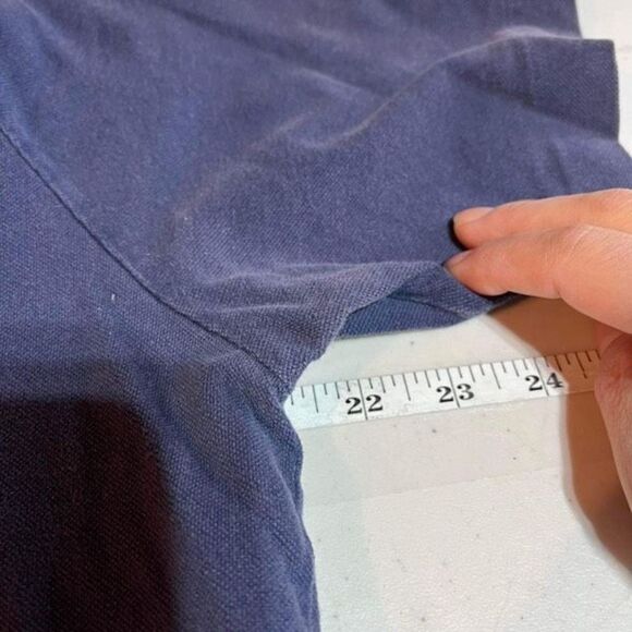 Vintage 90s‎ Abercrombie & Fitch Men's Short Sleeve Polo Shirt Navy Blue Size XL - Picture 3 of 9